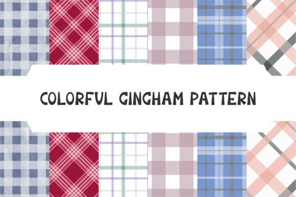 Colorful Gingham Pattern: A Vibrant Addition to Your Creative Projects