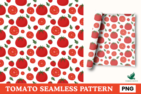 Exploring the Tomato Seamless Pattern: A Versatile Digital Resource for Creatives