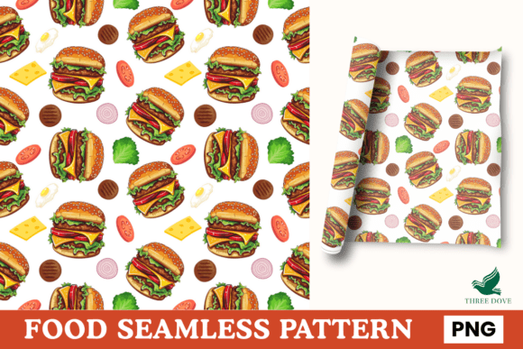Food Seamless Pattern - 05: A Versatile Digital Resource for Creative Projects
