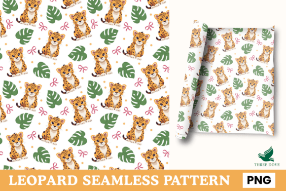 Leopard Seamless Pattern - 05: A Versatile Digital Design for Every Project