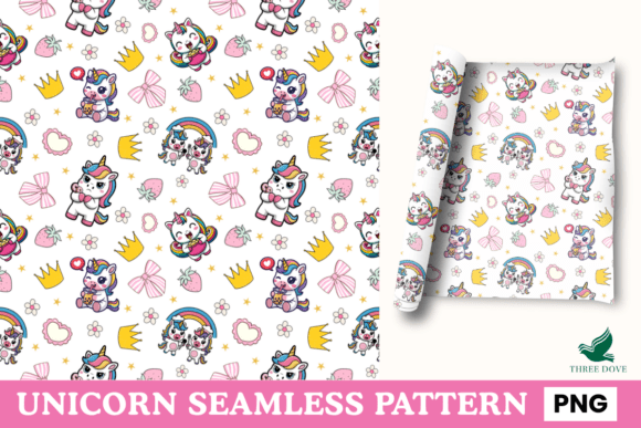 Unicorn Seamless Pattern - 01
