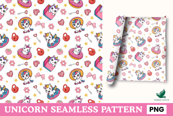 Unicorn Seamless Pattern - 03: A Versatile Digital Asset for Creative Projects