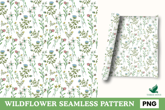 WildFlower Seamless Pattern - 04