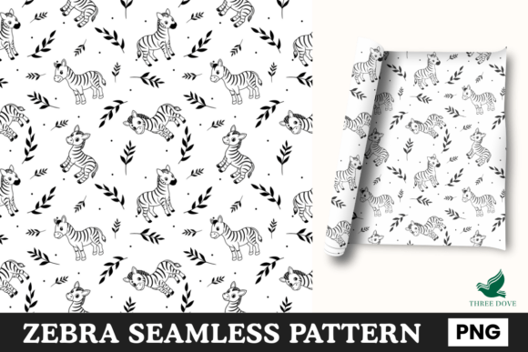 Zebra Seamless Pattern - 03