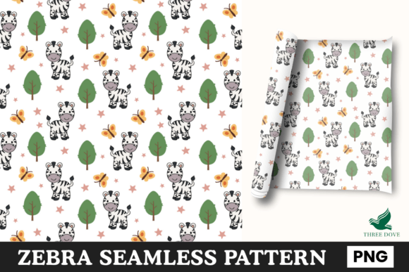 Zebra Seamless Pattern - 06: A Strategic Design Tool for Creative and Professional Use